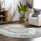 Nuloom Harriet Vintage Medallion Fringe Area Rug 5ft x 8ft KHMC04C-O508 - alternate 1